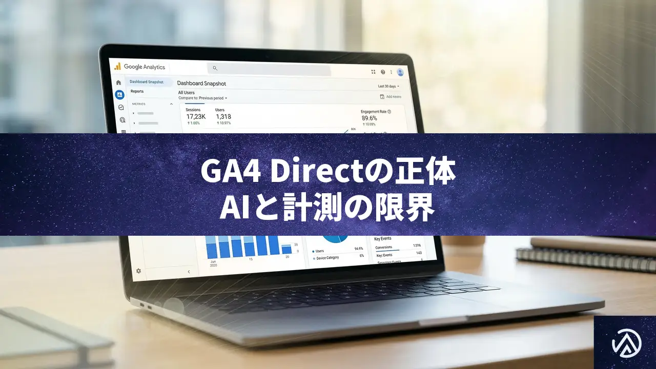 GA4の「Direct」トラフィックの正体——AIの影響と計測の限界を読み解く