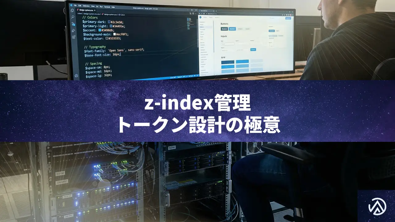 z-indexのカオスを卒業する——マジックナンバーを廃止し、トークンで管理する設計手法