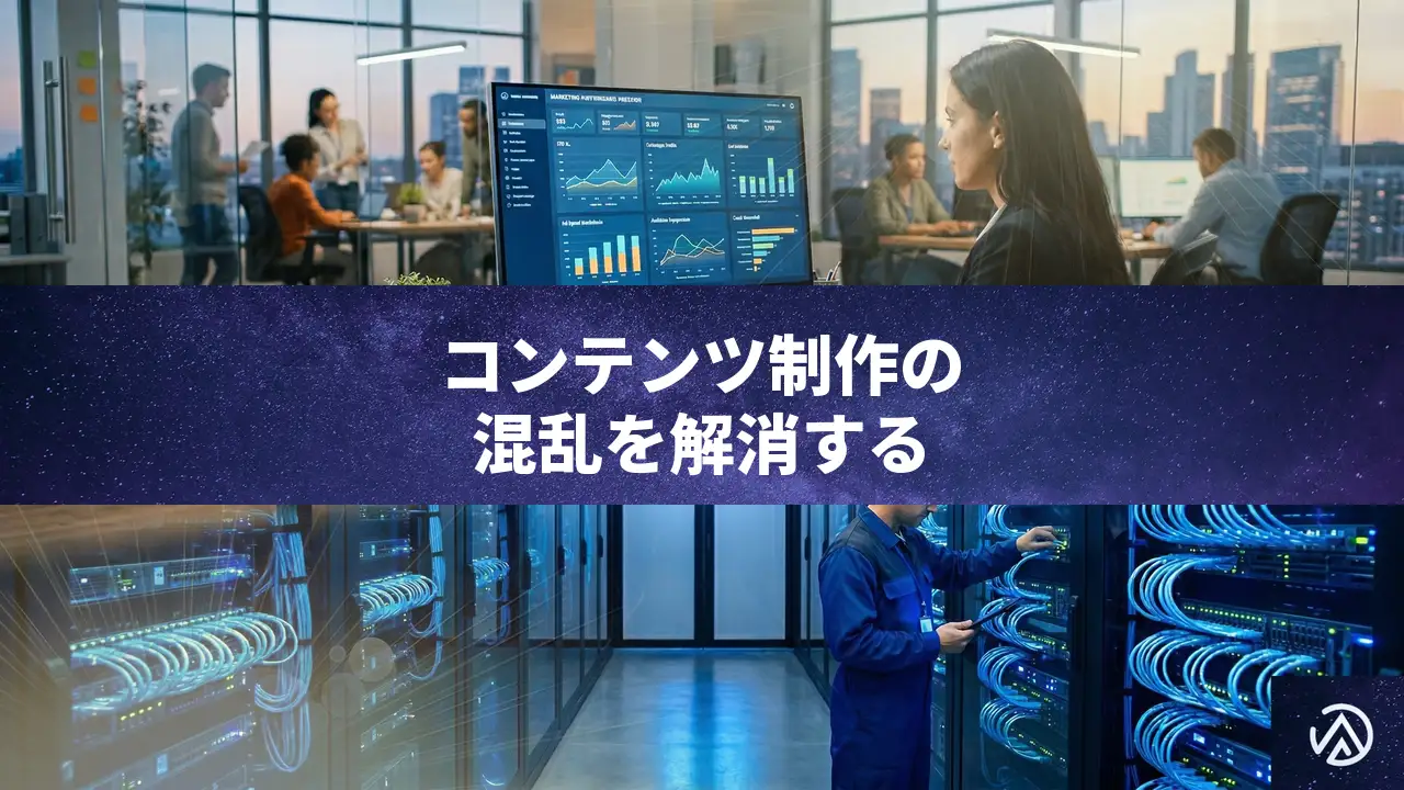 コンテンツ制作の混乱が招く「隠れたコスト」とは？効率的なワークフロー構築術