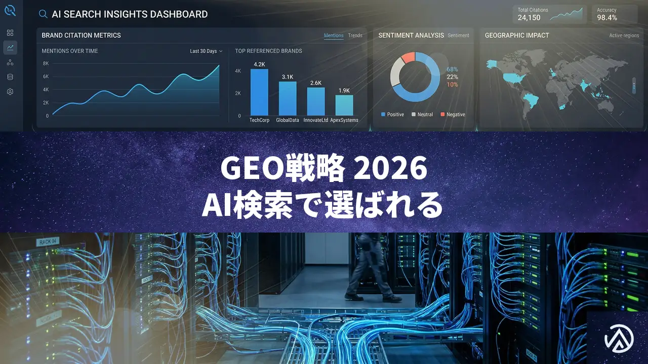 GEO（生成AIエンジン最適化）5つの戦略：2026年のAI検索でブランドを推薦させる方法