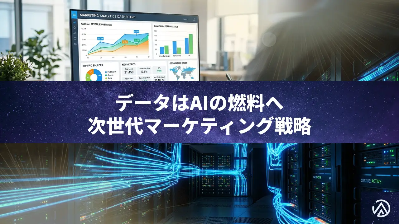 AIがマーケティングの常識を書き換える——データは「資産」から「AIの燃料」へ