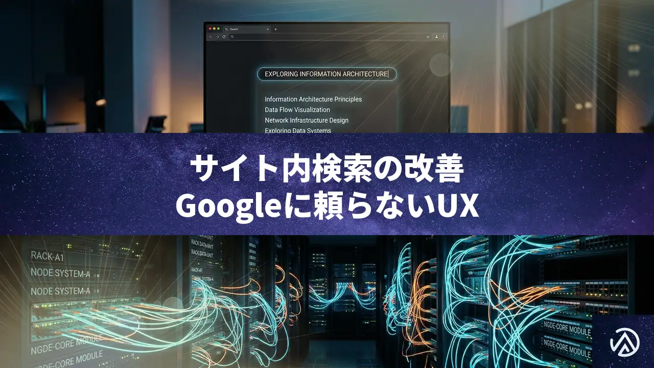 サイト内検索の「パラドックス」を解消する——Googleに負けないUX設計術とIAの重要性