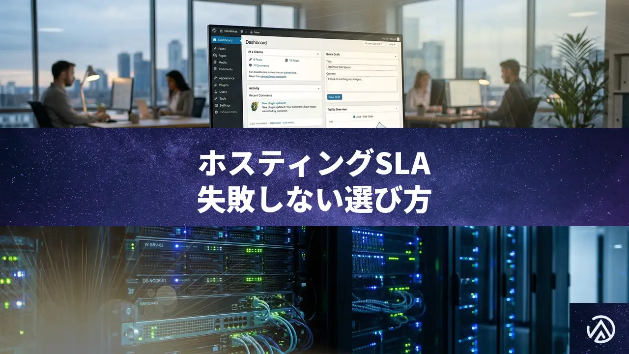 Web制作会社がホスティング選定で重視すべきSLAと保証のチェックポイント