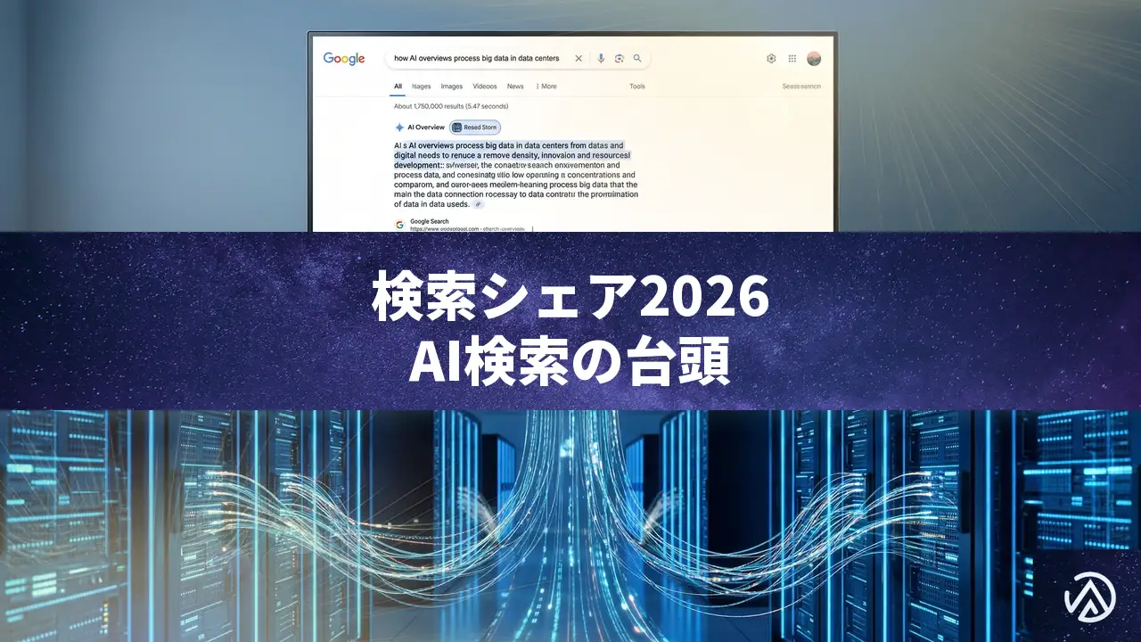 検索エンジンシェア2026：Google一強の変容とAI検索が変えるSEOの未来