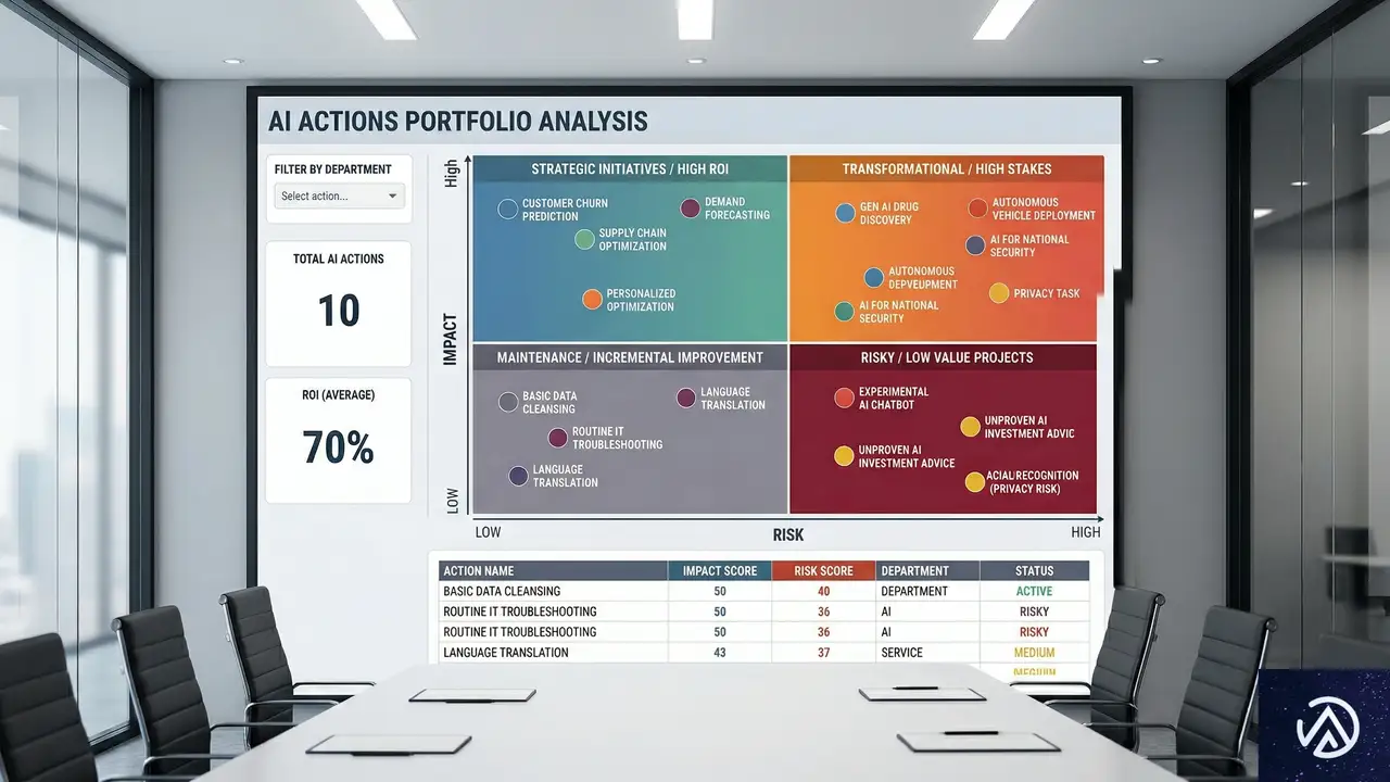 インパクト/リスク・マトリックスによる情報の選別
