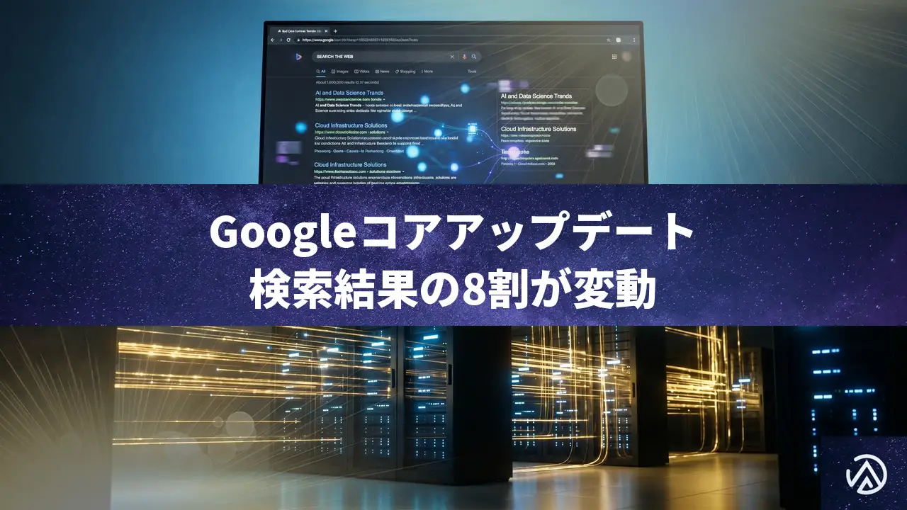 Google 2026年3月コアアップデート分析！上位サイトの80％が変動した理由