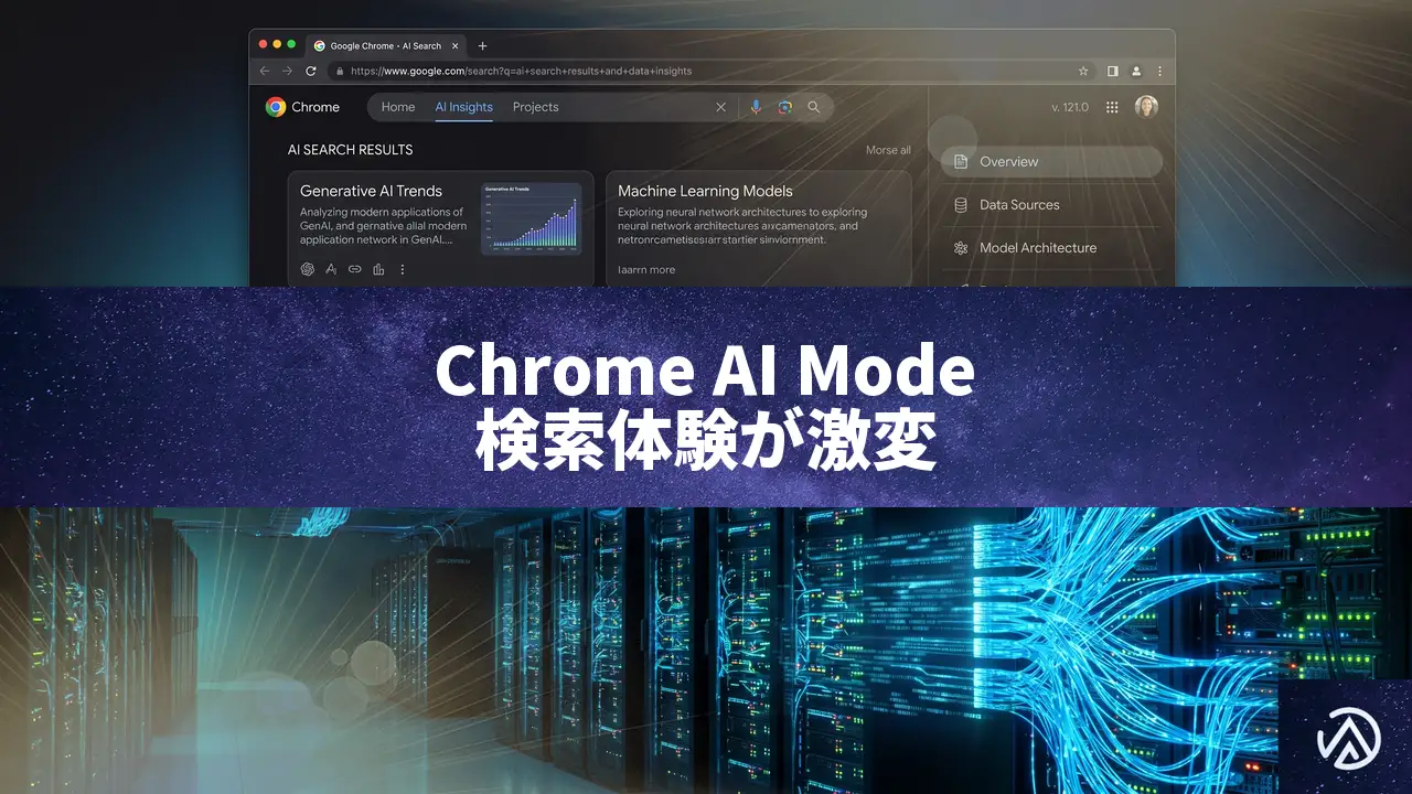 ChromeのAI Modeが進化！サイドバイサイド表示と「タブ・PDF」のコンテキスト追加でブラウジングはどう変わるか