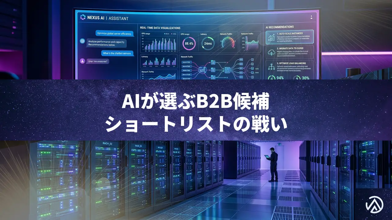 B2B購買の主戦場はAIチャットボットへ。ショートリスト入りを勝ち取るための新戦略