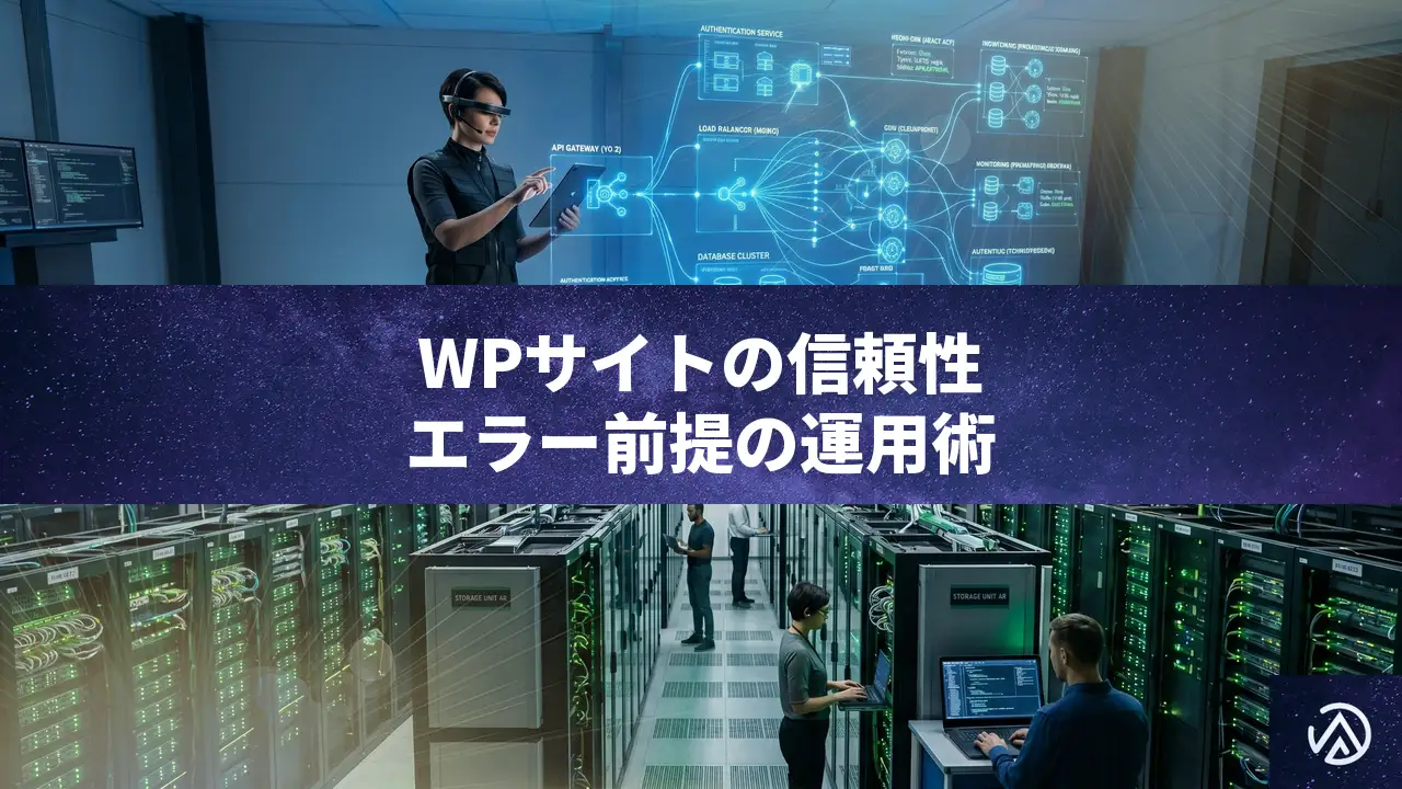 WordPressサイトの信頼性を再定義する。ヒューマンエラーを前提とした回復力の高め方