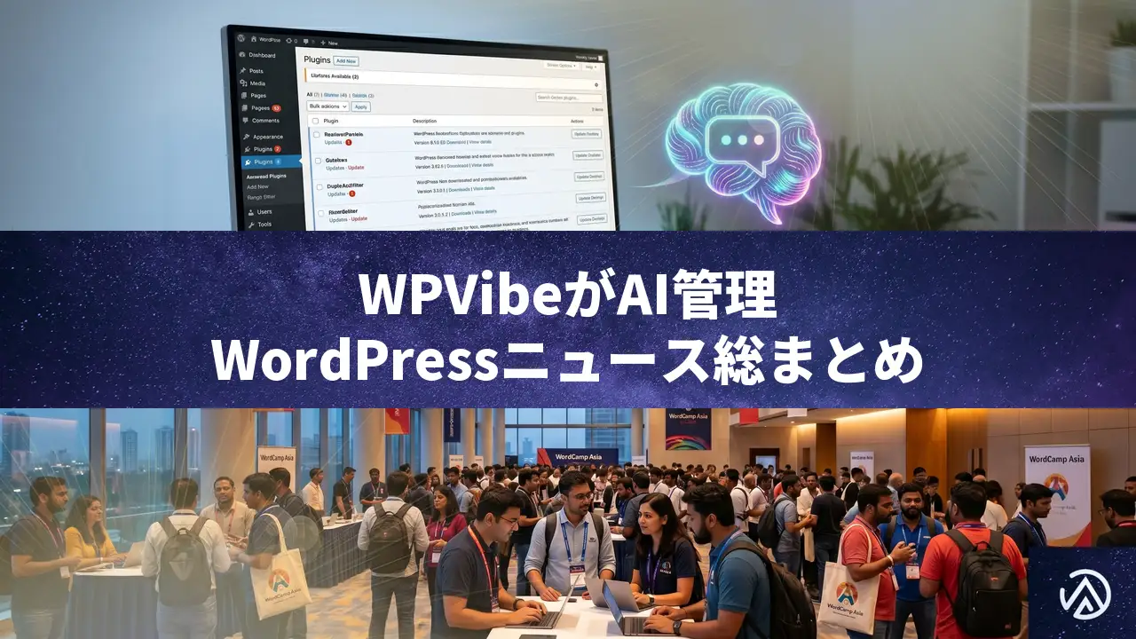 WPVibeがAI駆動のWordPress管理を実現、CharitableやAIOSEOも大型アップデート