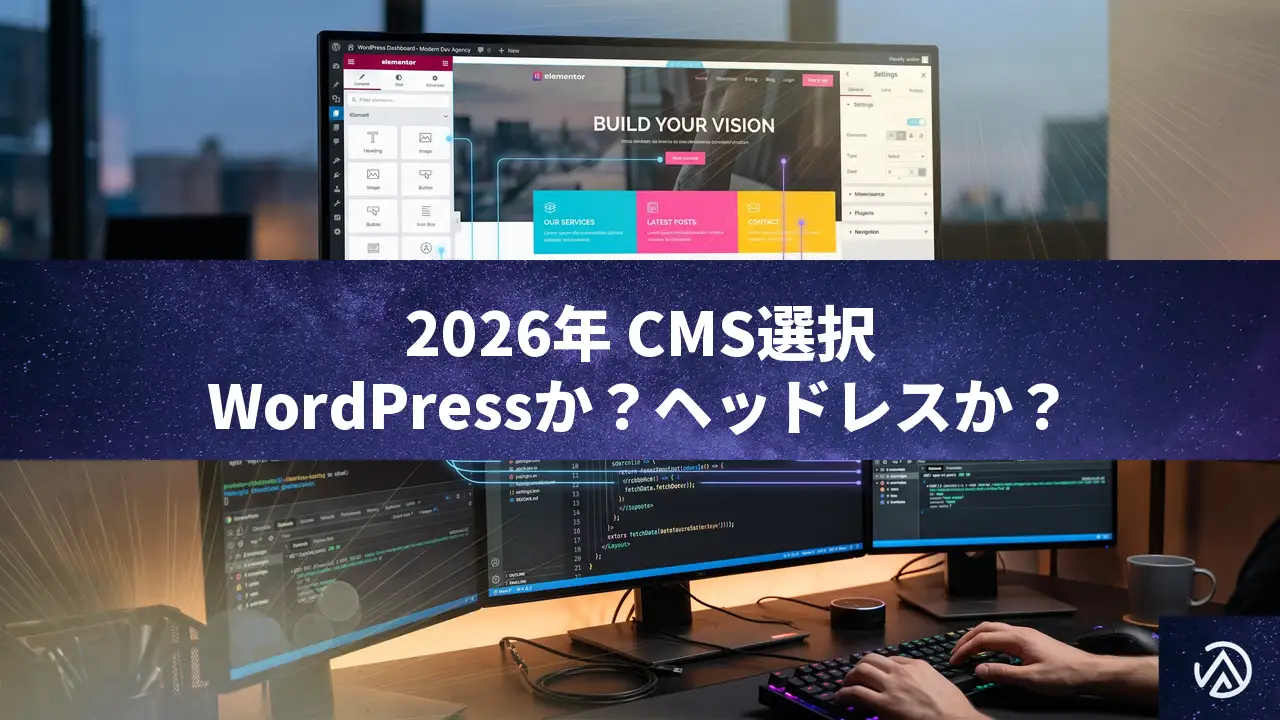ヘッドレスCMSとWordPressの選び方、2026年版アーキテクチャ比較