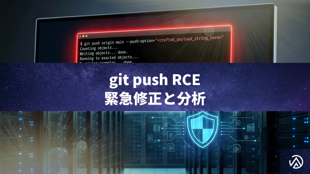 git push操作でサーバー制御可能なRCE脆弱性 GitHubが2時間で修正完了