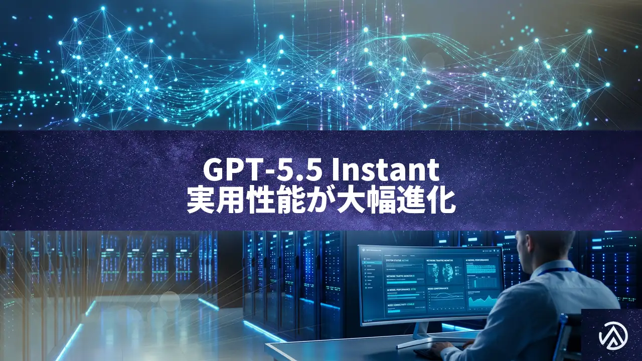 GPT-5.5 Instant 登場。回答精度とパーソナライズ性能が大幅に向上