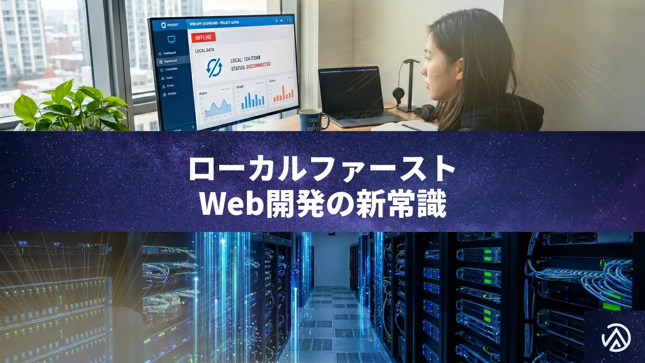 ローカルファーストWeb開発のアーキテクチャ クライアント主導のデータ管理と同期の仕組み