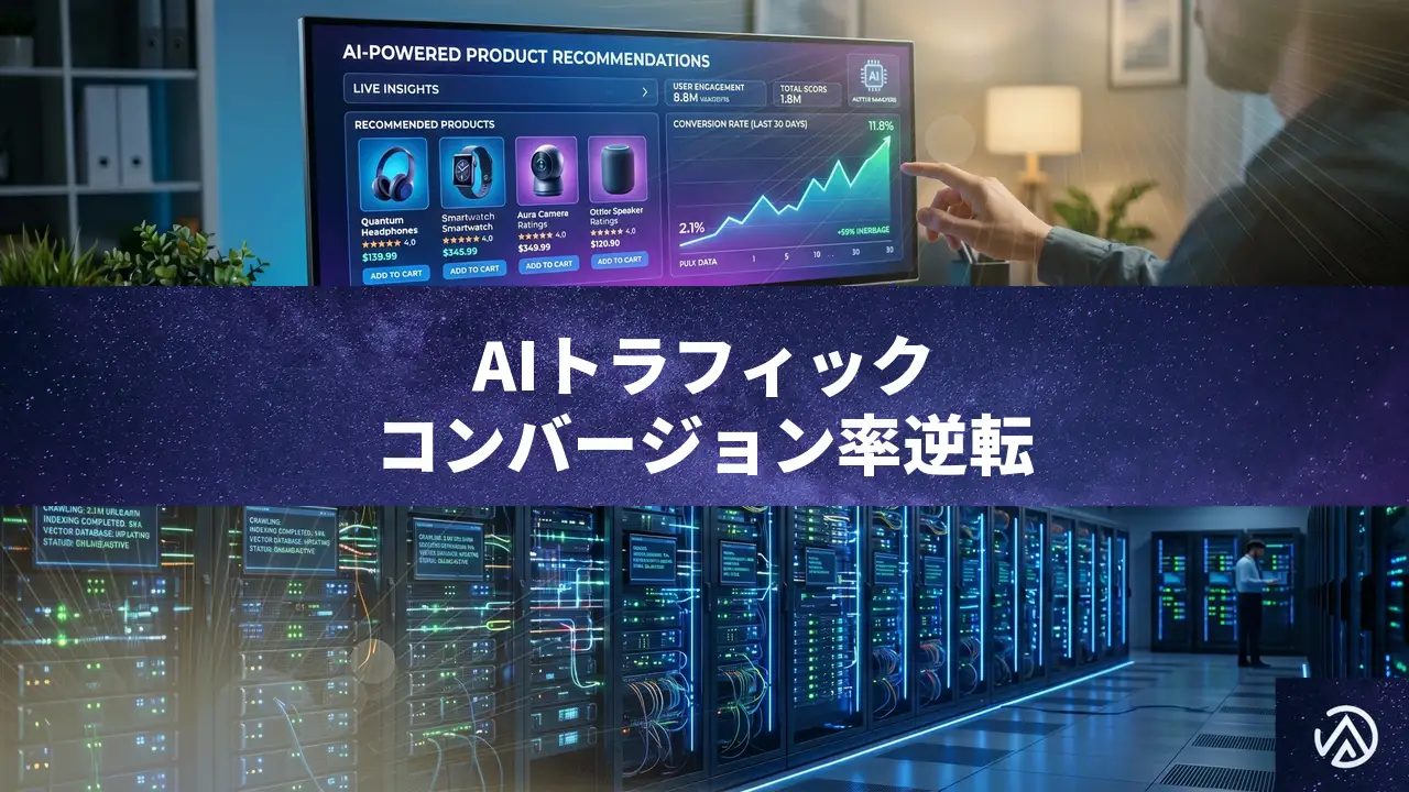AdobeのAIトラフィックレポート コンバージョン率が逆転 中小サイトに必要な対策