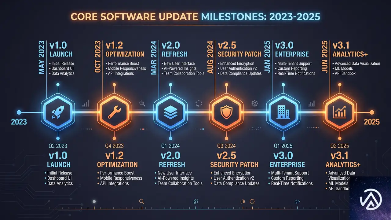 2026年のアップデートタイムライン