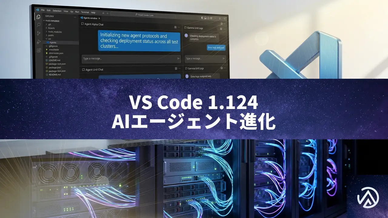 VS Code 1.124が公開、AIエージェントがさらに賢く進化しマルチチャット対応