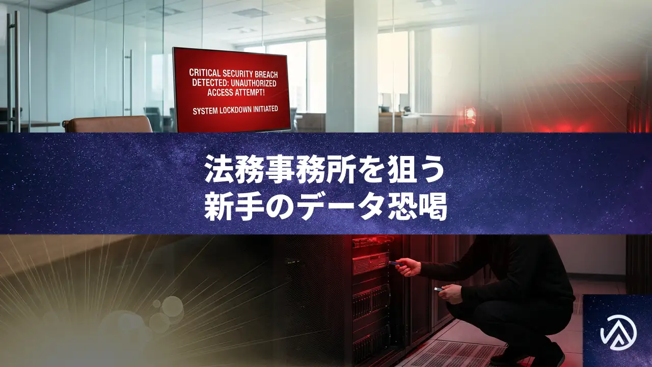 法務事務所を狙うデータ恐喝の新手口、遠隔操作から「直接訪問」へ進化