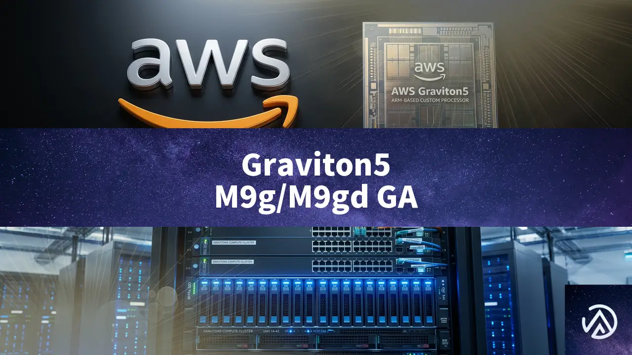 AWS Graviton5搭載EC2 M9g/M9gdがGA。汎用インスタンス性能限界突破の全容