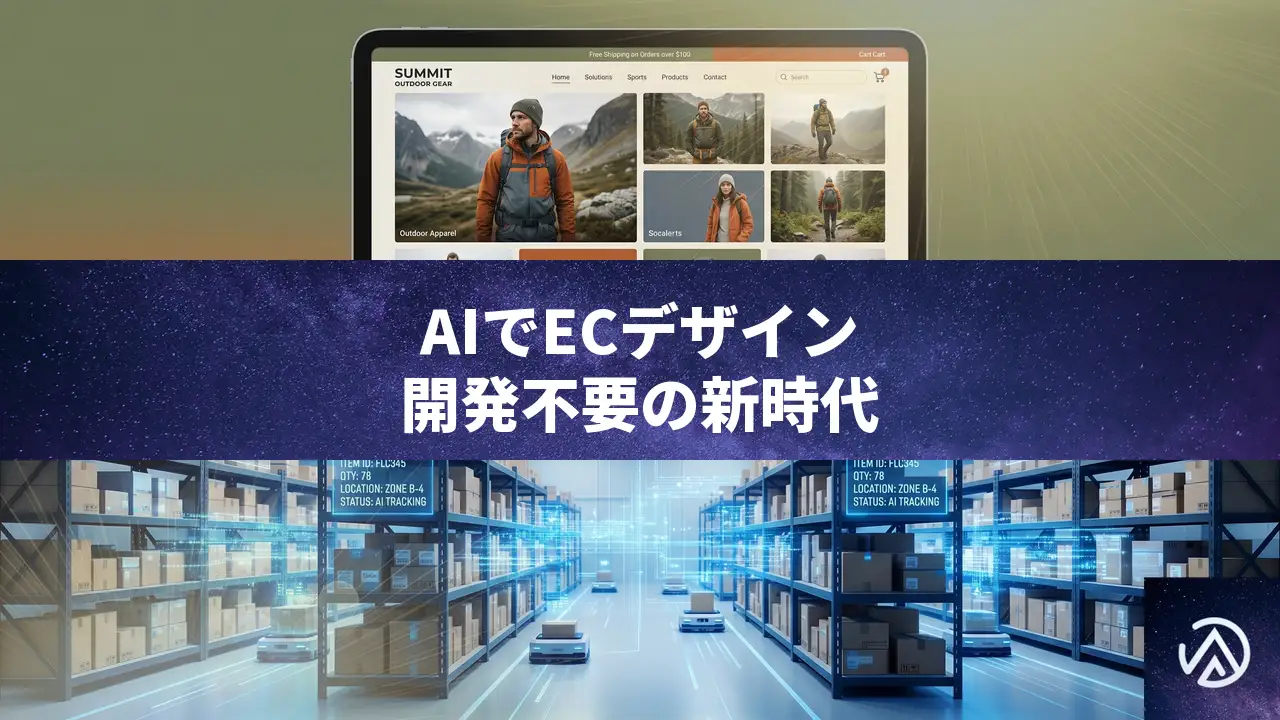 AIがECサイトデザインをリアルタイム生成、開発不要の新時代へ
