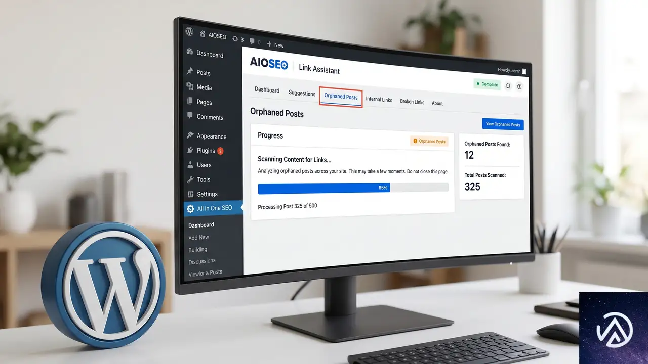 AIOSEOリンクアシスタントを使った孤立ページの検出手順