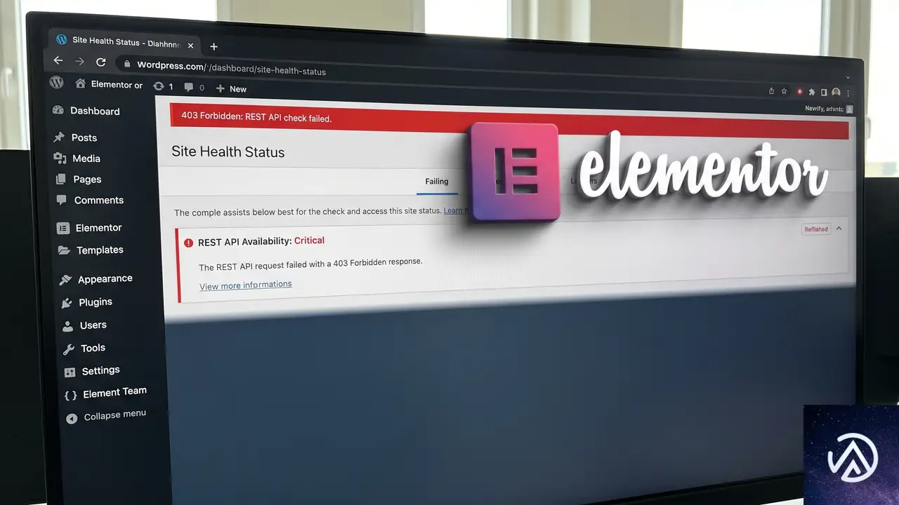 なぜ Elementor エディタが開かず REST API が403エラーになるのか