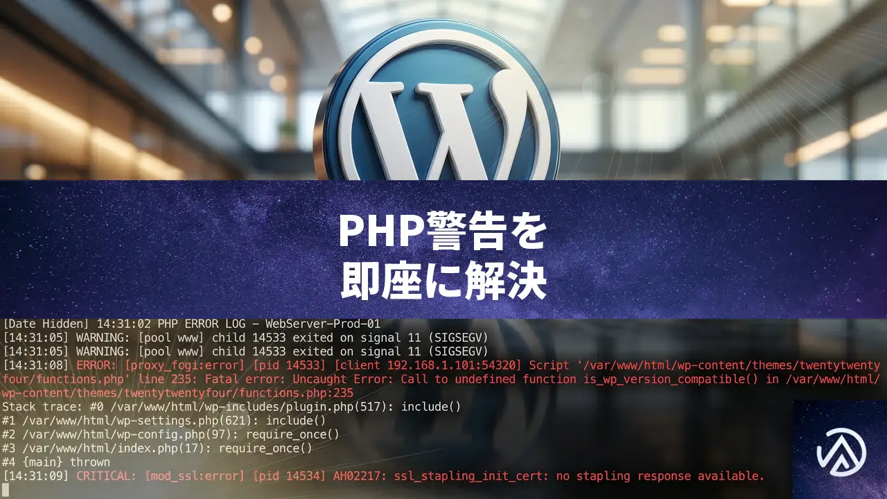 PHP 8.5でCannot use bool as array警告が出る原因と直し方