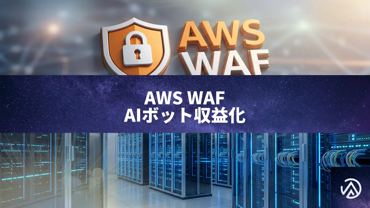 AWS WAFがAIボット収益化機能を追加、コンテンツ所有者が課金可能に