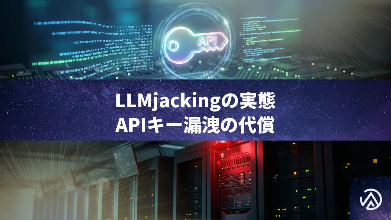 LLMjackingの実態と防御策、APIキー漏洩が招く3つのリスク