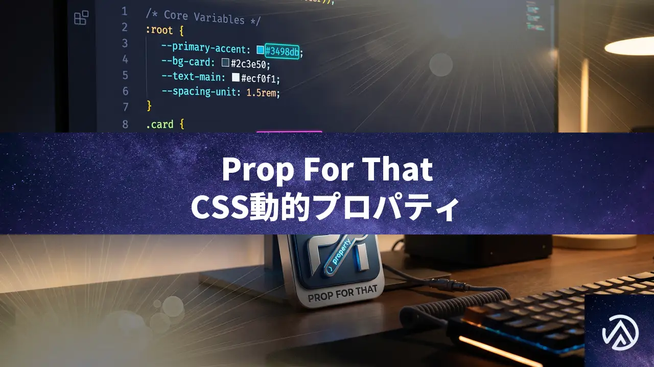Prop For That、CSSで動的プロパティを扱う新ライブラリの全容