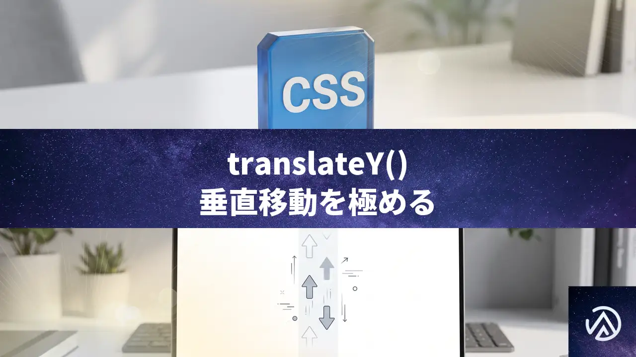 CSS translateY()の基本と使い方、垂直移動をマスター