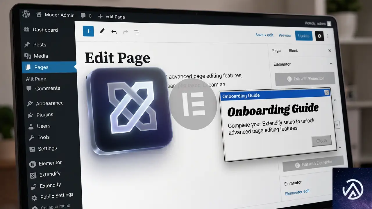なぜ Extendify を有効にしていると「Edit with Elementor」が消えるのか