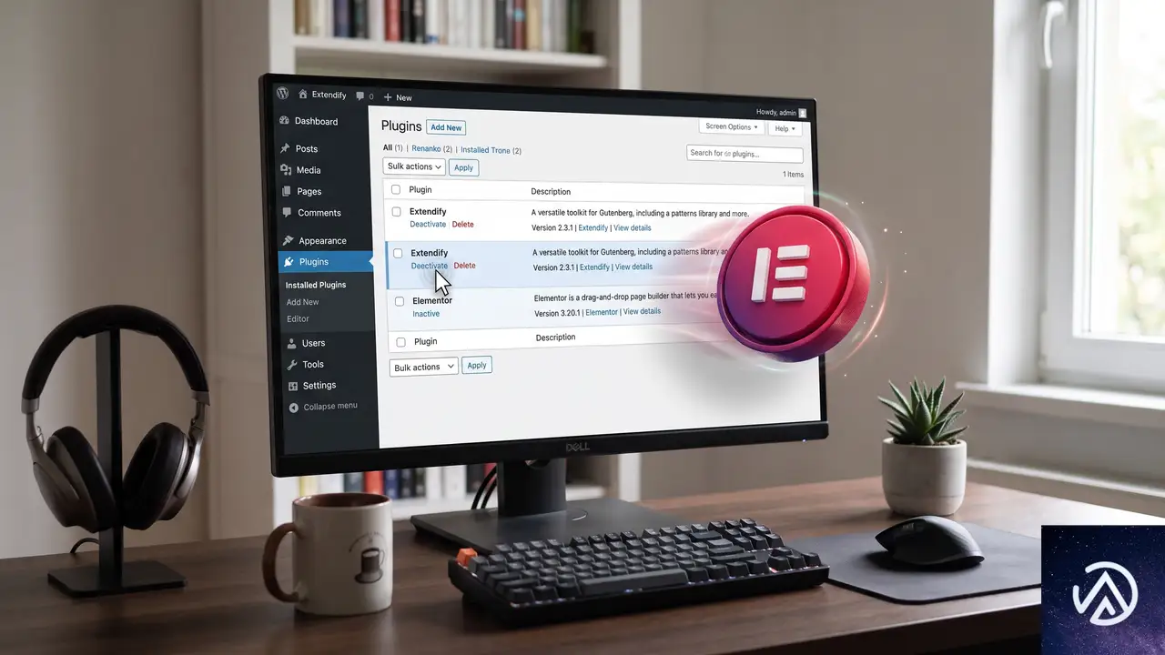 管理画面から消えた「Edit with Elementor」ボタンを復活させる手順