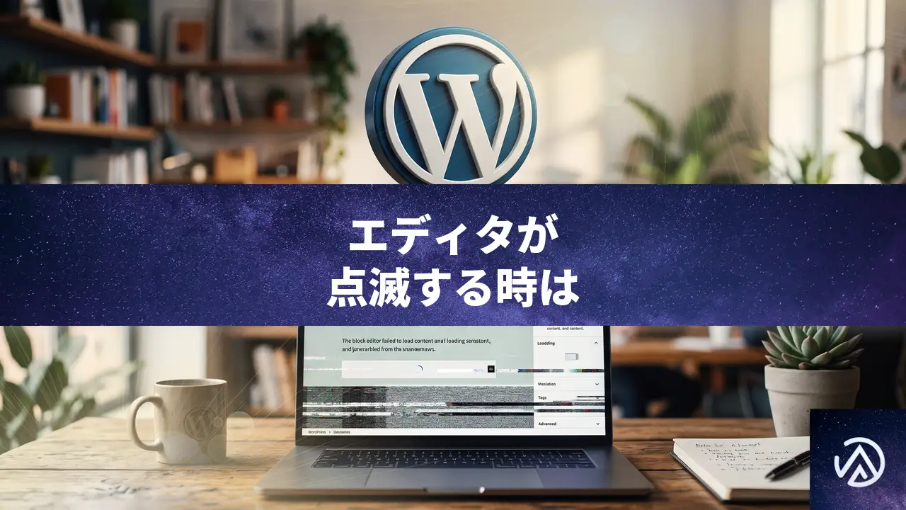 ブロックエディタが点滅してクラッシュする時の原因と直し方