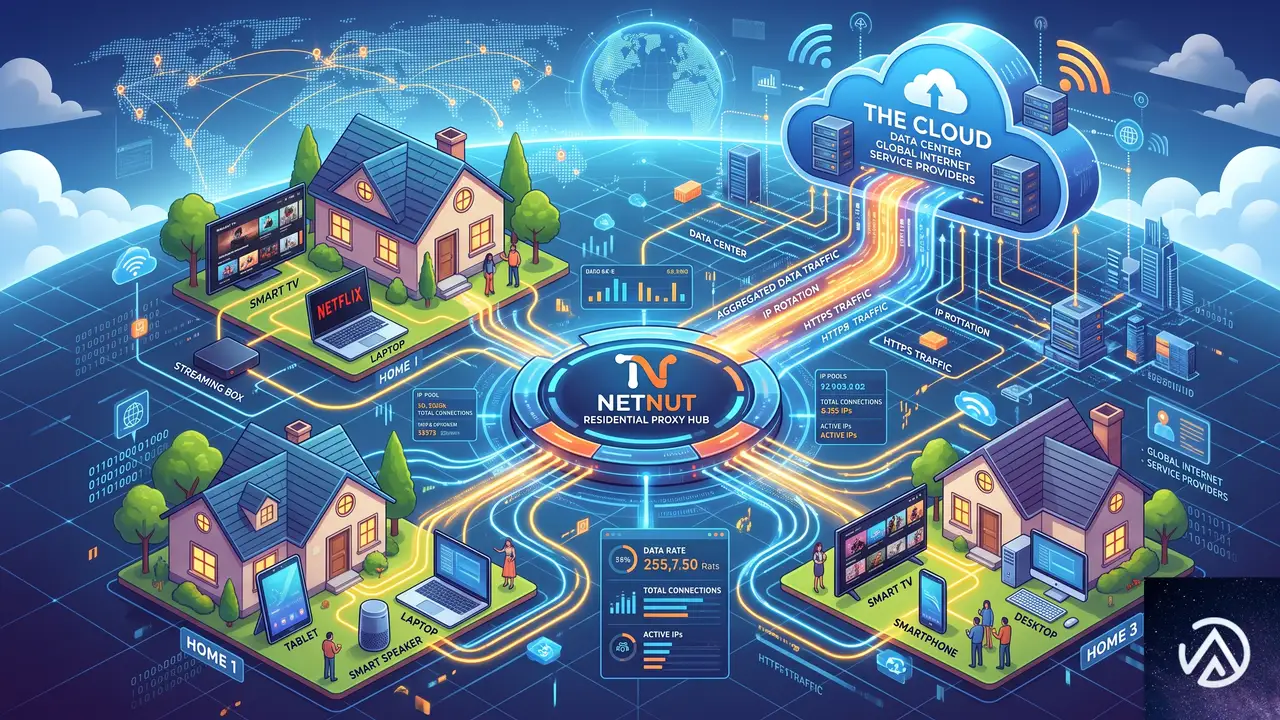 NetNutとは何か、住宅用プロキシの仕組み