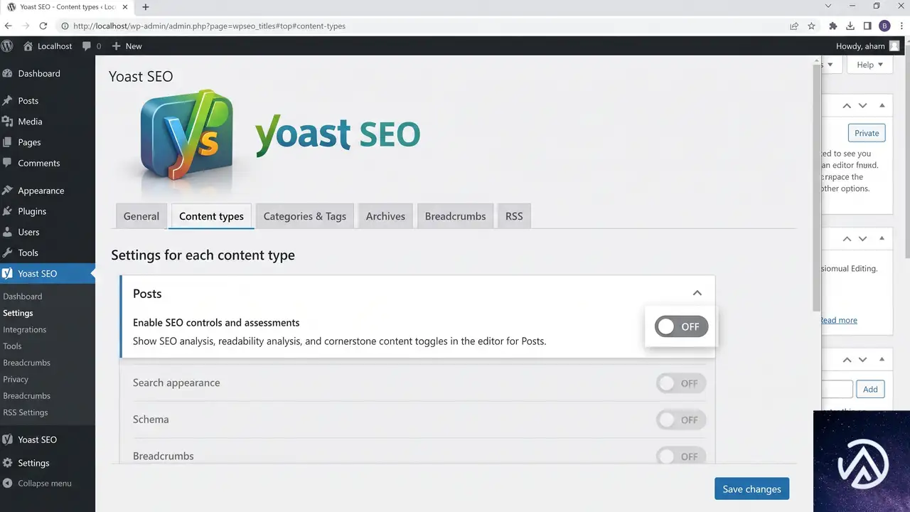 Yoast SEO の SEO 設定を残したまま問題を解決する手順