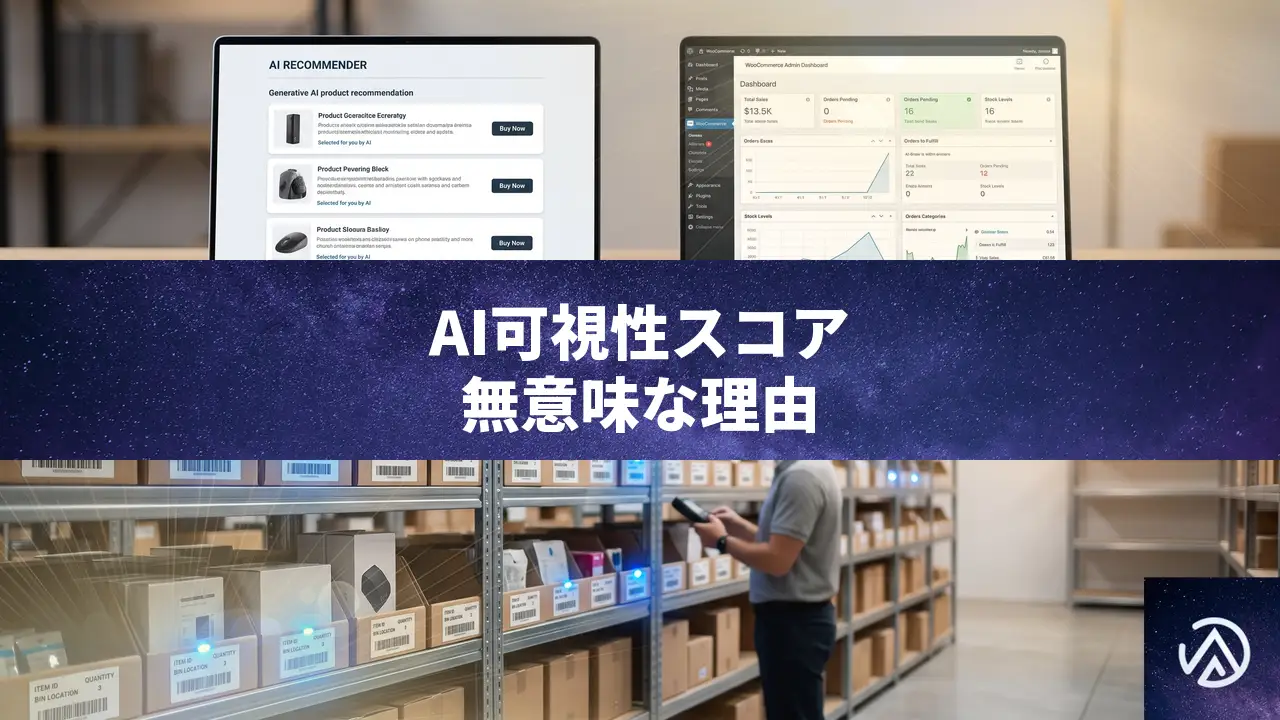 AI可視性スコアは無意味、EC事業者が取るべき代替指標と施策