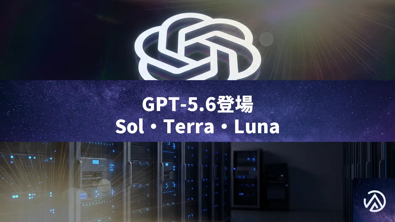 GPT-5.6ファミリー登場、Sol・Terra・Lunaの全容と実務メリット