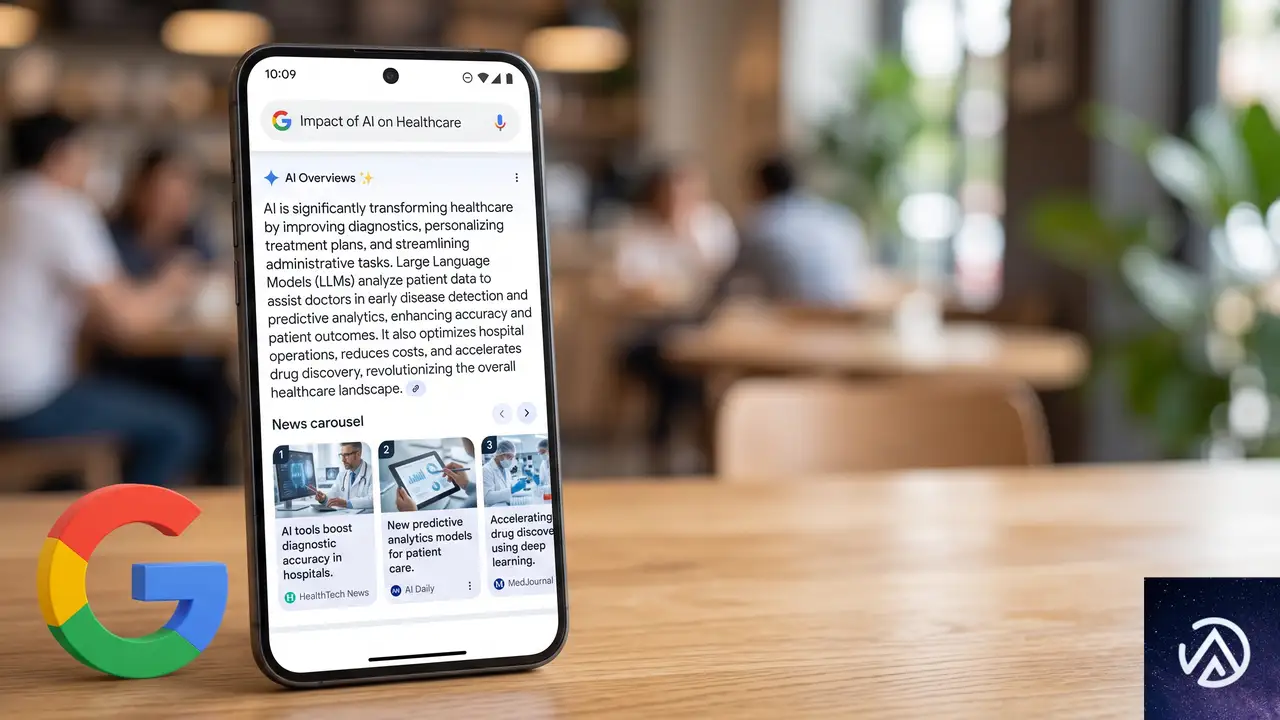 Google AI Overviewsにニュース表示機能が本格実装、Top Storiesが米国モバイルで展開開始
