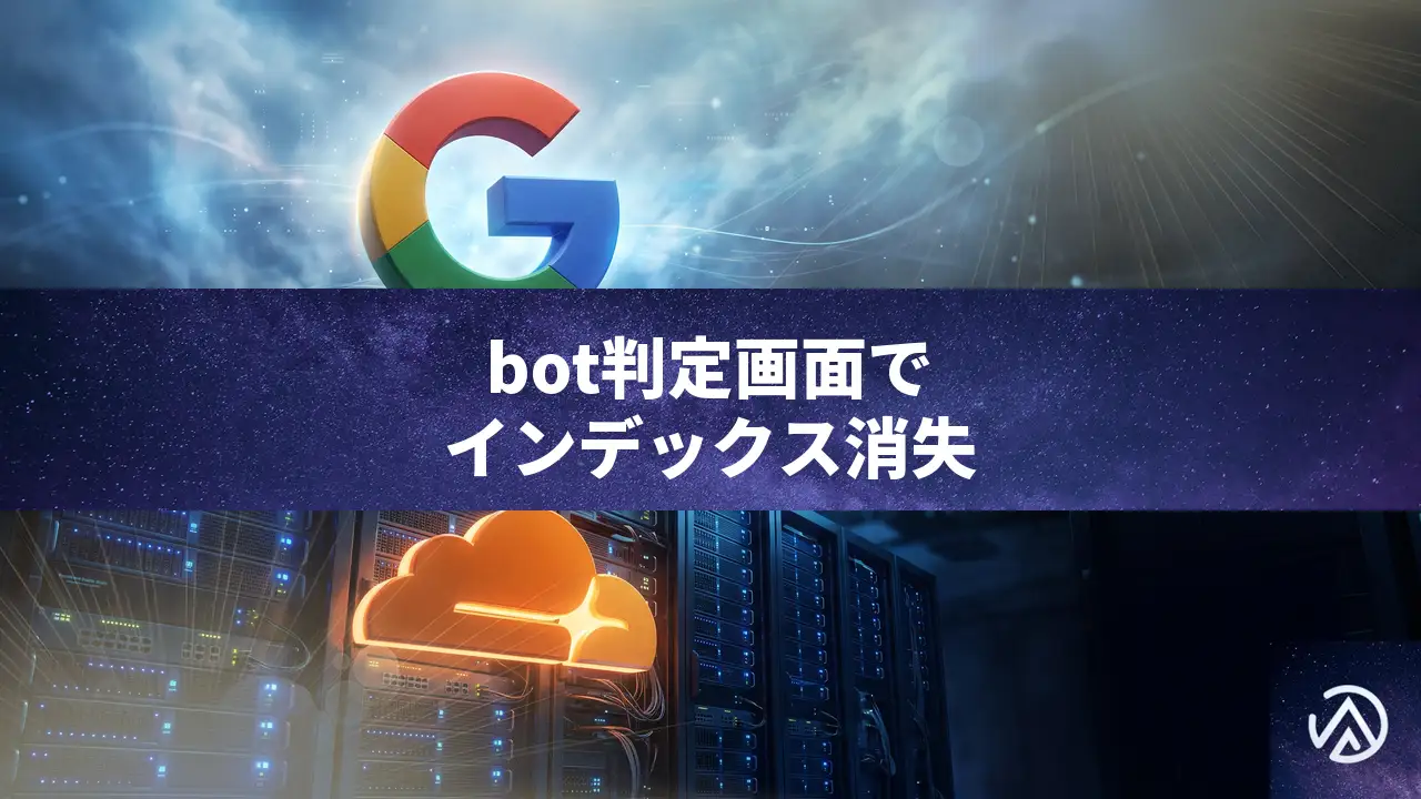 bot判定画面が原因でGoogleインデックスから消える？セキュリティ対策の盲点と解決策