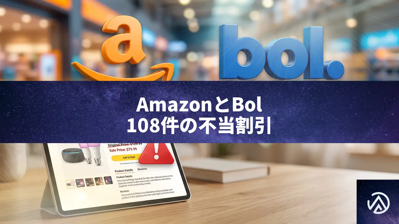 AmazonとBolで108件の不当割引、EU規制違反が発覚