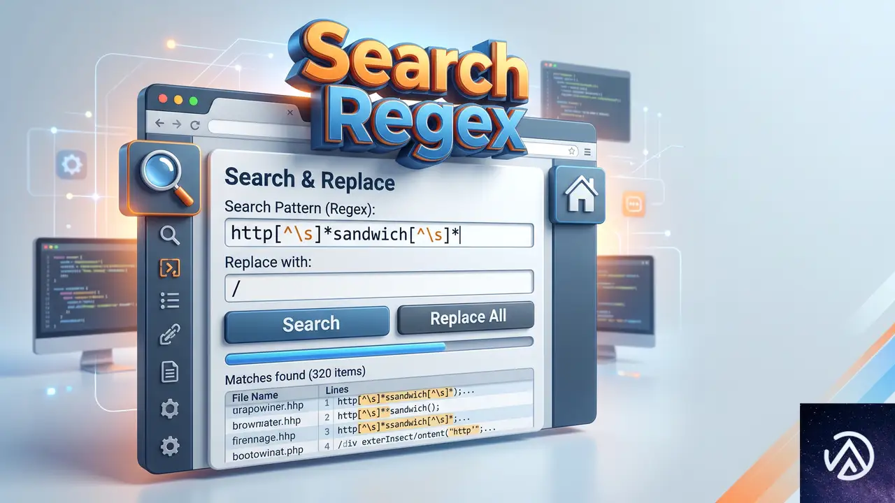 Search Regex プラグインで部分一致 URL を一括置換する