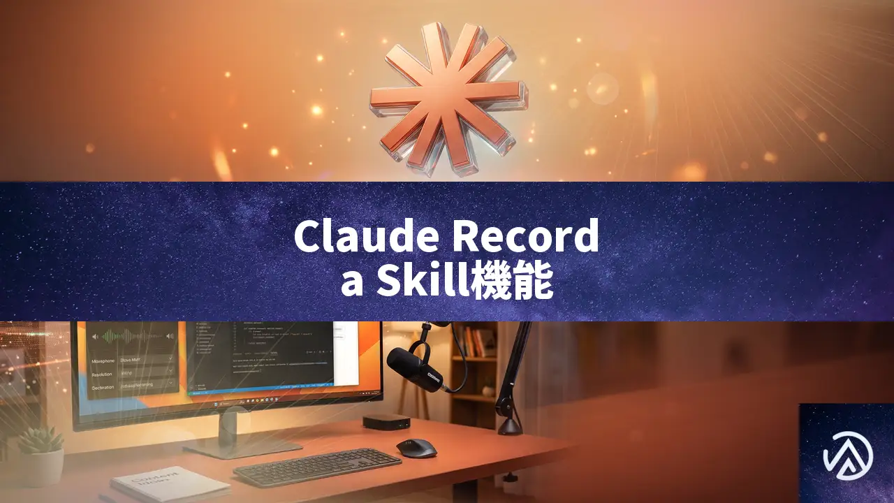 AnthropicのClaudeが画面録画から業務を学習、Record a Skill機能を追加