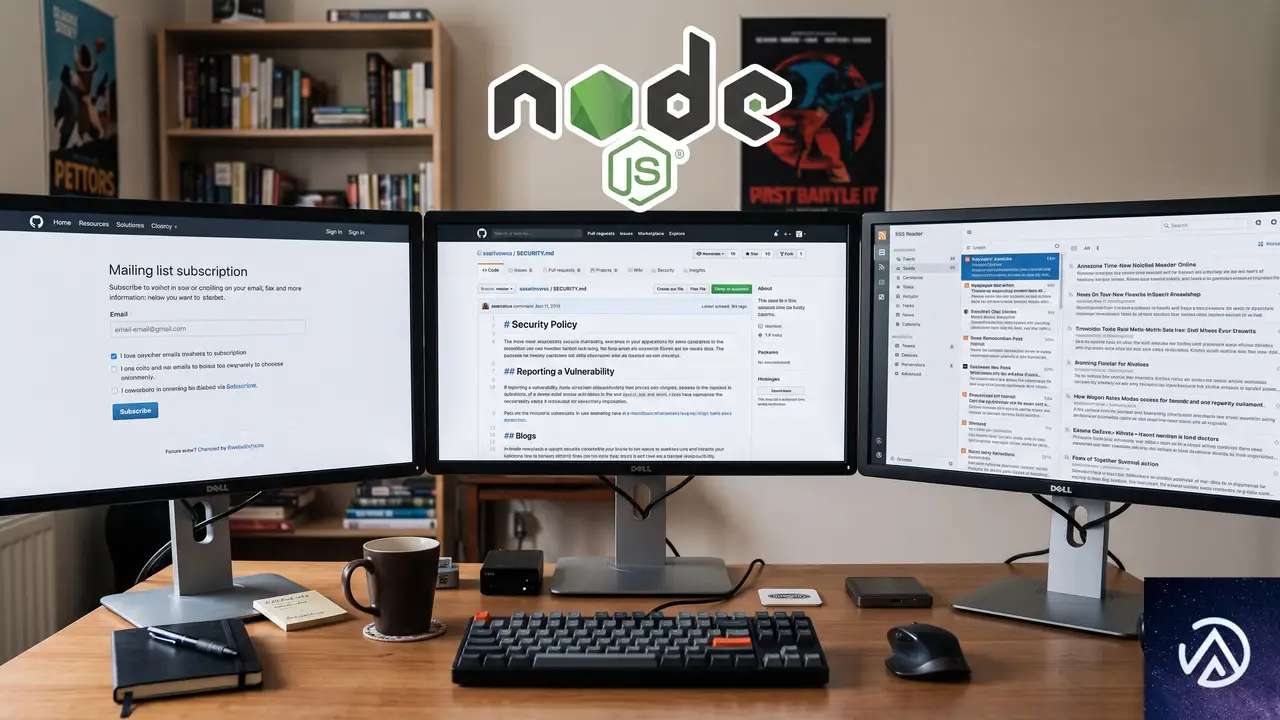 Node.jsセキュリティ情報の継続的な入手方法