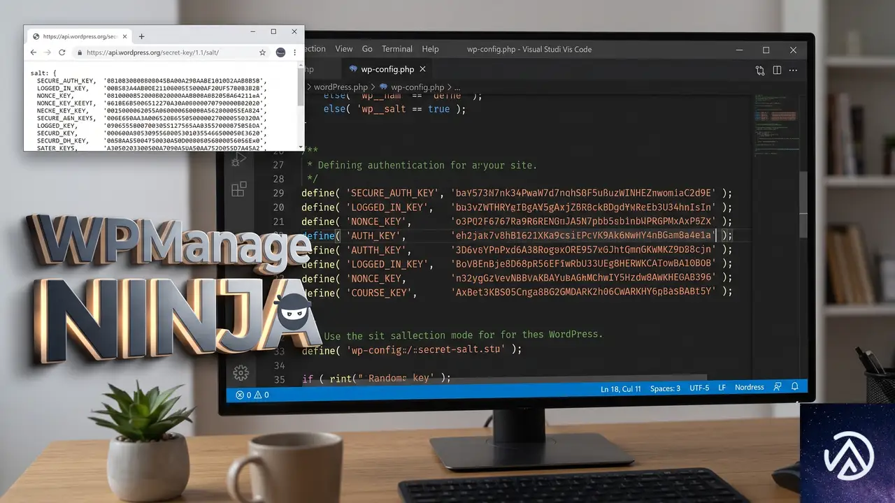 WP-CLI が使えない環境でのソルト変更と安全策