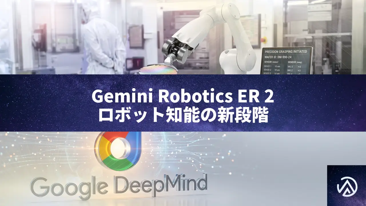 Gemini Robotics ER 2 が登場、動画理解とタスク自動化でロボット知能が進化