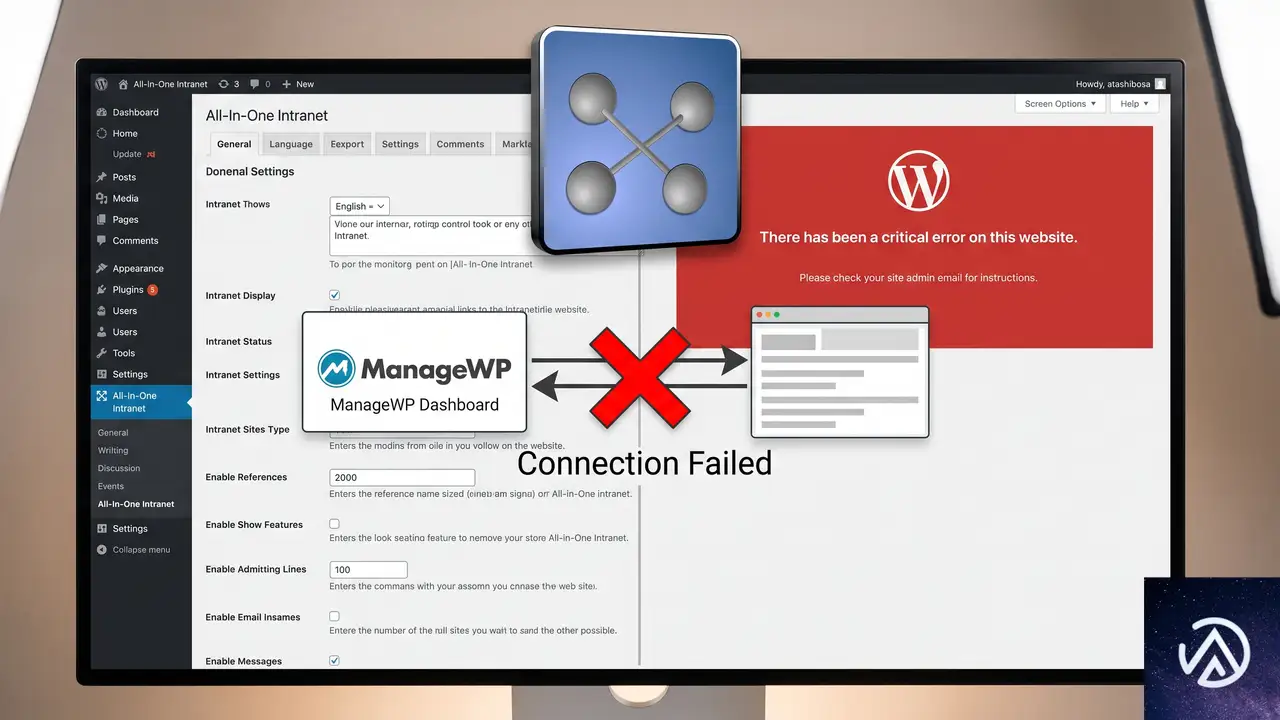 なぜ ManageWP が All-In-One Intranet 導入後に接続不能になるのか