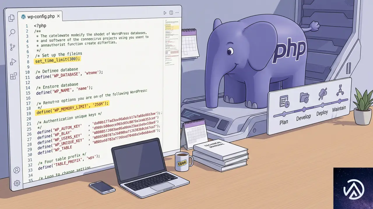 PHPの最大実行時間とメモリ制限を引き上げる