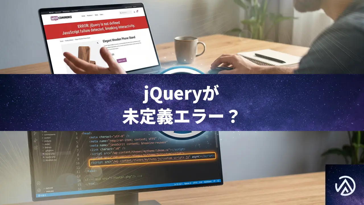 WooCommerce商品ページでjQueryが未定義になるエラーはプラグインのasync読み込みが原因