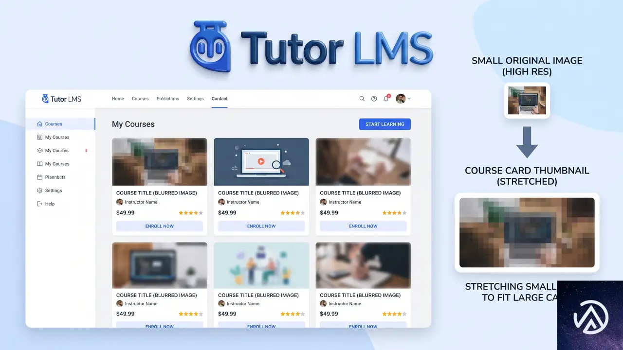 Tutor LMSでコース画像がぼやける仕組みと原因